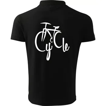Pánská košile Cycle kolo - Polokošile pánská Pique Polo 203 - 5XL ( Černá )