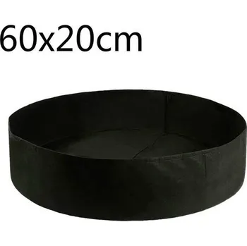 Velký venkovní květináč z filcu - 15 galonů 60 x 20 cm