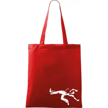 Capoeira velký - Taška bavlněná - 42 x 38 cm ( Červená )