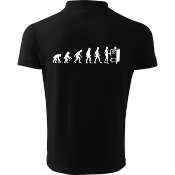 Pánská košile Evoluce udírna - Polokošile pánská Pique Polo 203 - 4XL ( Černá )