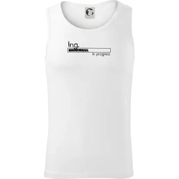 In progress titul Ing. inženýr / inženýrka - Tílko pánské Core - XL ( Bílá )