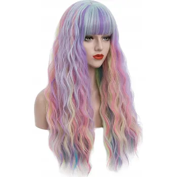 Karnevalová paruka Mildiso paruka dlouhé vlnité vlasy