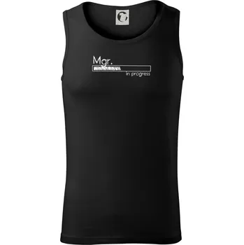 In progress titul Mgr. magistr / magistra - Tílko pánské Core - L ( Černá )