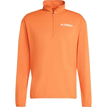 Pánská mikina Pánská Fleecová mikina ADIDAS MT CW HZ T FL JM0144 – Oranžová M