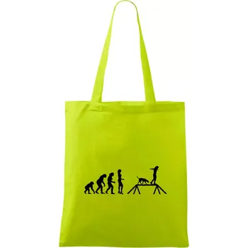 Evoluce agility žena - Taška bavlněná - 42 x 38 cm ( Limetková )
