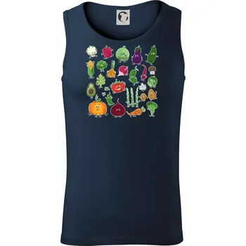 Pánské termoprádlo Veselá zelenina - Tílko pánské Core - 2XL ( Námořní modrá (velmi tmavá - téměř černá) )