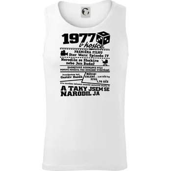 Pánské termoprádlo 1977 v kostce - Tílko pánské Core - M ( Bílá )