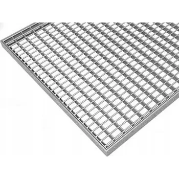 Rohožka Ocelová mříž s rámem, vysoce odolná