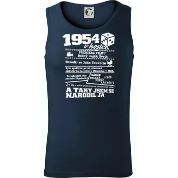 Pánské termoprádlo 1954 v kostce - Tílko pánské Core - M ( Námořní modrá (velmi tmavá - téměř černá) )