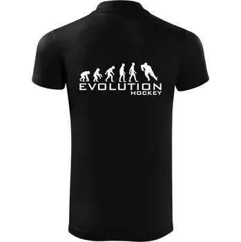 Pánská košile Evoluce Hockey - hráč - Polokošile Victory sportovní (dresovina) - 2XL ( Černá )