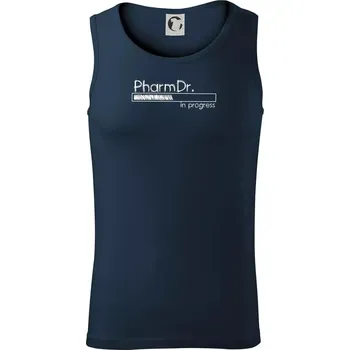 In progress titul PharmDr. doktor / doktorka farmacie - Tílko pánské Core - XL ( Námořní modrá (velmi tmavá - téměř černá) )