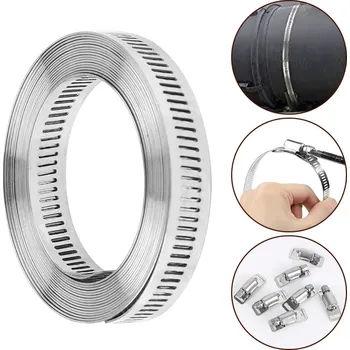 hadicová spona Nastavitelná nerezová hadicová spona 3 m | hadicová spona, stahovací páska