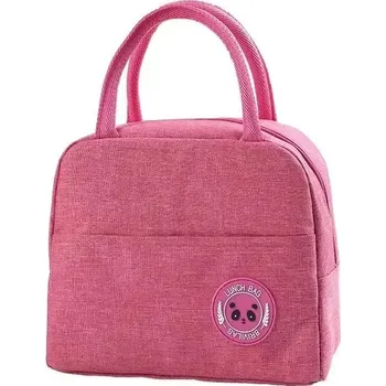 Svačinový box Termo kabelka na svačinu | svačinová taška - Růžový