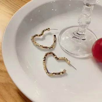 Náušnice Stylové náušnice s geometickým vzorem - el070jin