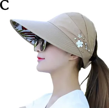 Klobouk Velký dámský letní klobouk - Khaki