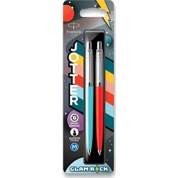 Parker Jotter Glam Rock kuličkové pero 0,7 mm 2 ks červené/modré