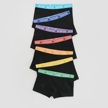 Chlapecké spodní prádlo Reserved - 7pack bavlněných boxerek - černý - 599GC-99X - 599GC-99X-U11