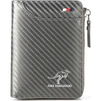 Peněženka Pánská kožená peněženka se zipem | peněženka, peněženka pánská - Styl2-šedá