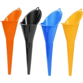 Plnicí trychtýř proti přelití pro auta | plastový trychtýř, auto nářadí - 4 ks smíšené