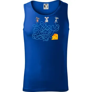 Myší cesta hlavolam - Tílko pánské Core - XL ( Královská modrá )
