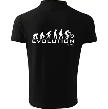 Pánská košile Evoluce BMX - Polokošile pánská Pique Polo 203 - S ( Černá )