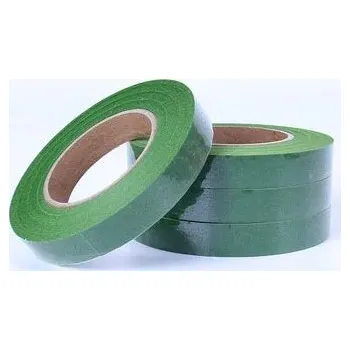 Lepicí páska 27 metrů floristická páska na květiny | dekorační páska, řemeslné potřeby - zelená 30 yardů