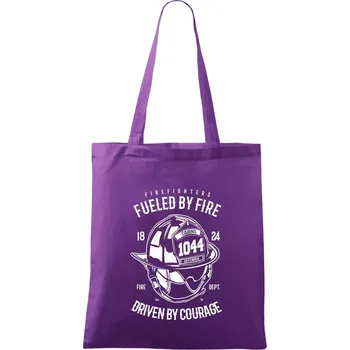 Fueled By Fire - Taška bavlněná - 42 x 38 cm ( Fialová )