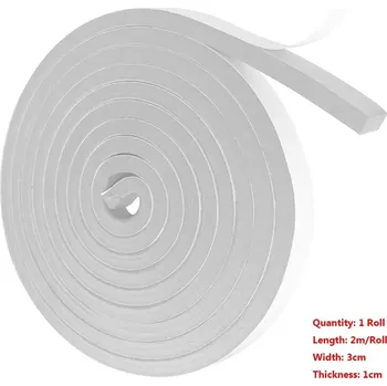 Těsnění do okna a dveří Těsnicí páska do dveří a oken samolepicí | těsnicí páska, dveřní těsnění - Bílá role 3 cm - 1