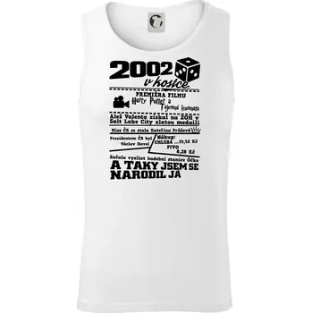 2002 v kostce - Tílko pánské Core - L ( Bílá )