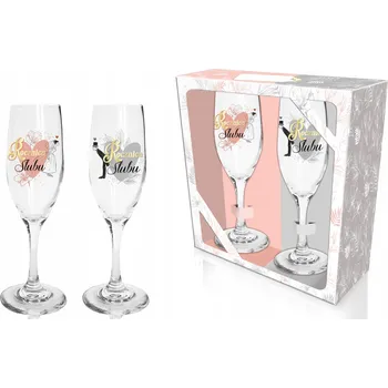 Sklenice Sada sklenic na šampaňské k výročí svatby