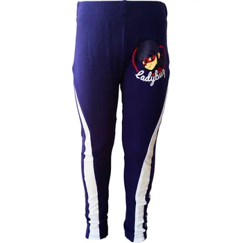 Dívčí legíny Sun City Dívčí legíny KOUZELNÁ BERUŠKA s lampasem bavlněné modré Barva: Modrá, Velikost: 128