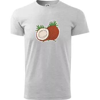 Kokos - Triko extra velké (5-8XL) - 7XL ( Světlešedý Melír )