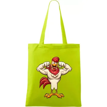 Svalnatý kohout - Taška bavlněná - 42 x 38 cm ( Limetková )