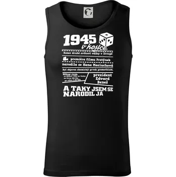 Pánské termoprádlo 1945 v kostce - Tílko pánské Core - XL ( Černá )