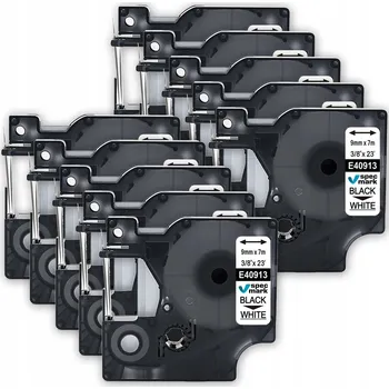 Pásek do tiskárny Páska Specmark pro DYMO D1 40913 9mm x 7m bílá 10 Ks.