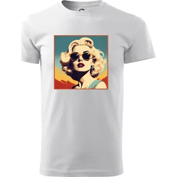 Žena s brýlemi - Triko extra velké (5-8XL) - 6XL ( Bílá )