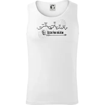 Profil - z Jičína do Turnova - Tílko pánské Core - 2XL ( Bílá )