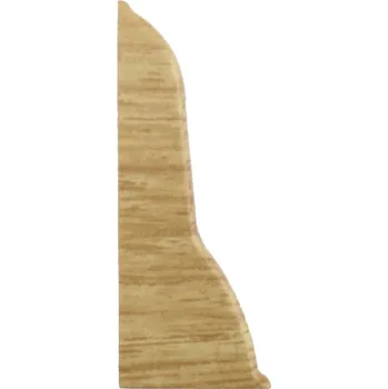 Podlahová lišta Levá koncovka k soklové liště 62mm PVC DUB SEVERNÍ