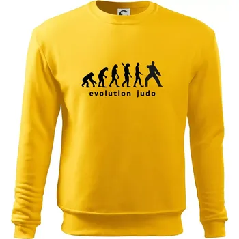 Pánská mikina Judo evoluce - úder - Mikina Essential pánská - 3XL ( Žlutá )