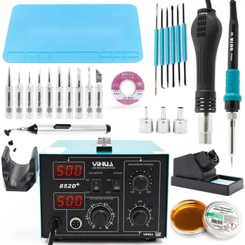 Páječka Pájecí stanice 2v1 (horkovzdušná a hrotová) Yihua 740 W