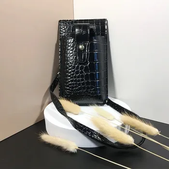 Peněženka Dámská mobilní cestovní peněženka se zipem | dámská peněženka, pouzdro na pas - Styl 3 - Černý