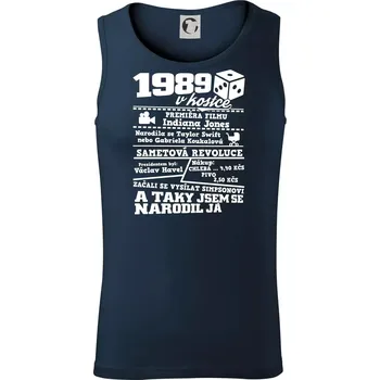 1989 v kostce - Tílko pánské Core - 2XL ( Námořní modrá (téměř černá) )