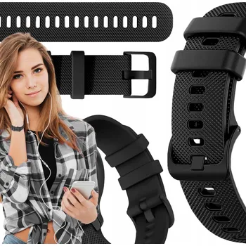 Řemínek na hodinky Řemínek ChronSmarta pro Huawei 18mm černý