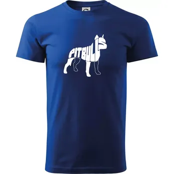 Pit Bull Teriér - Triko extra velké (5-8XL) - 6XL ( Královská modrá )