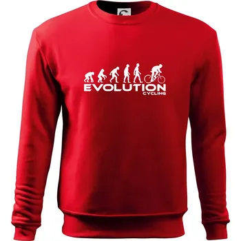 Chlapecké tričko Evoluce cyklistiky - Mikina Essential dětská - 146 cm/10 let ( Červená )