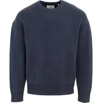 Pánský svetr Firetrap Crew Neck Sweater Knitted Jumper Men Navy S