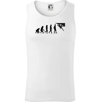 Evoluce bouldering - Tílko pánské Core - L ( Bílá )