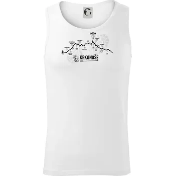 Profil Krkonoše - Tílko pánské Core - XL ( Bílá )