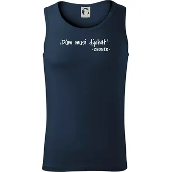 Stavíme svépomoci - Dům musí dýchat - Tílko pánské Core - 2XL ( Námořní modrá (velmi tmavá - téměř černá) )