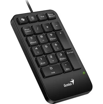 Klávesnice Genius NumPad 125, Klávesnice, numerická, drátová, slim design, Copilot klávesa, USB-C, černá